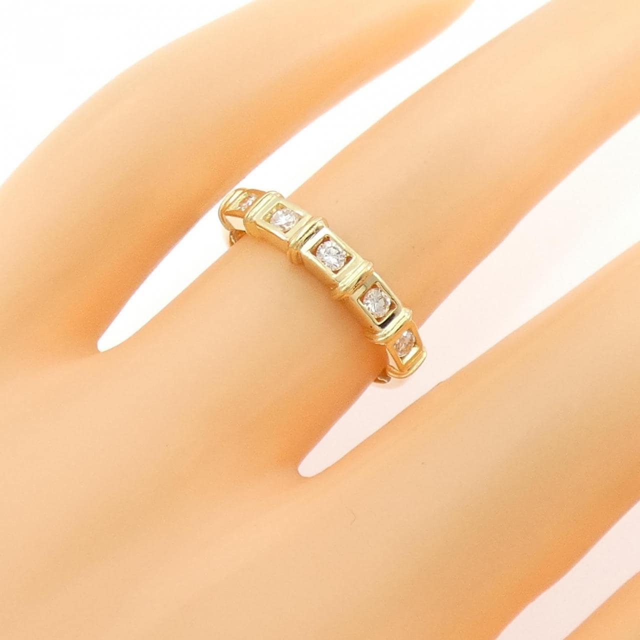 K18YG ダイヤモンド リング 0.20CT