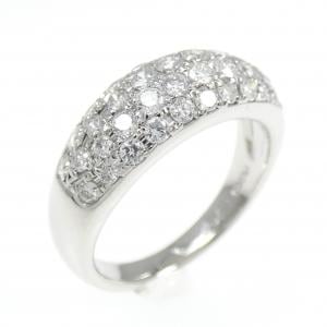 PT900 パヴェ ダイヤモンド リング 0.75CT