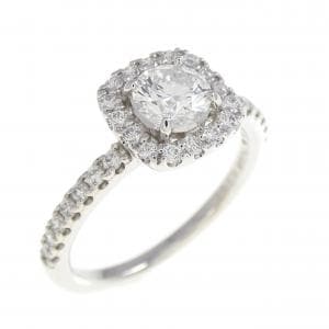 【リメイク】PT900 ダイヤモンド リング 0.507CT E SI1 Good