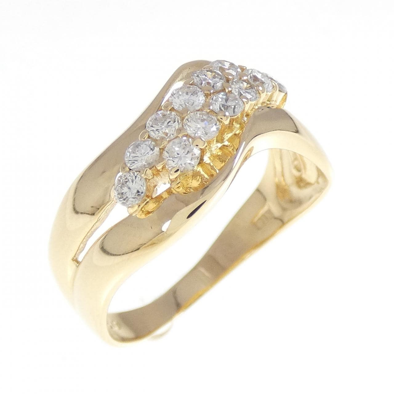 K18YG ダイヤモンド リング 0.50CT