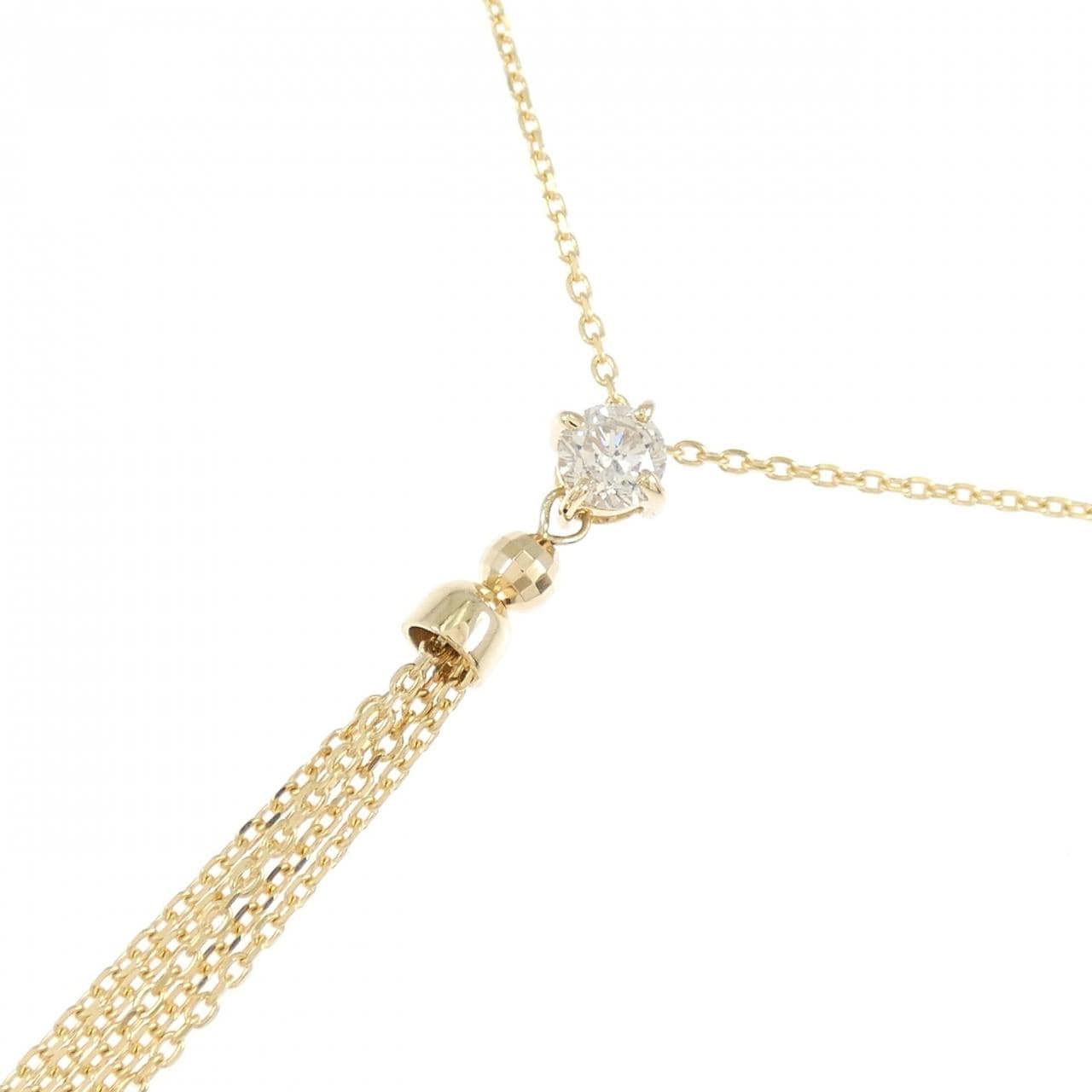 K18YG ダイヤモンド ネックレス 0.20CT