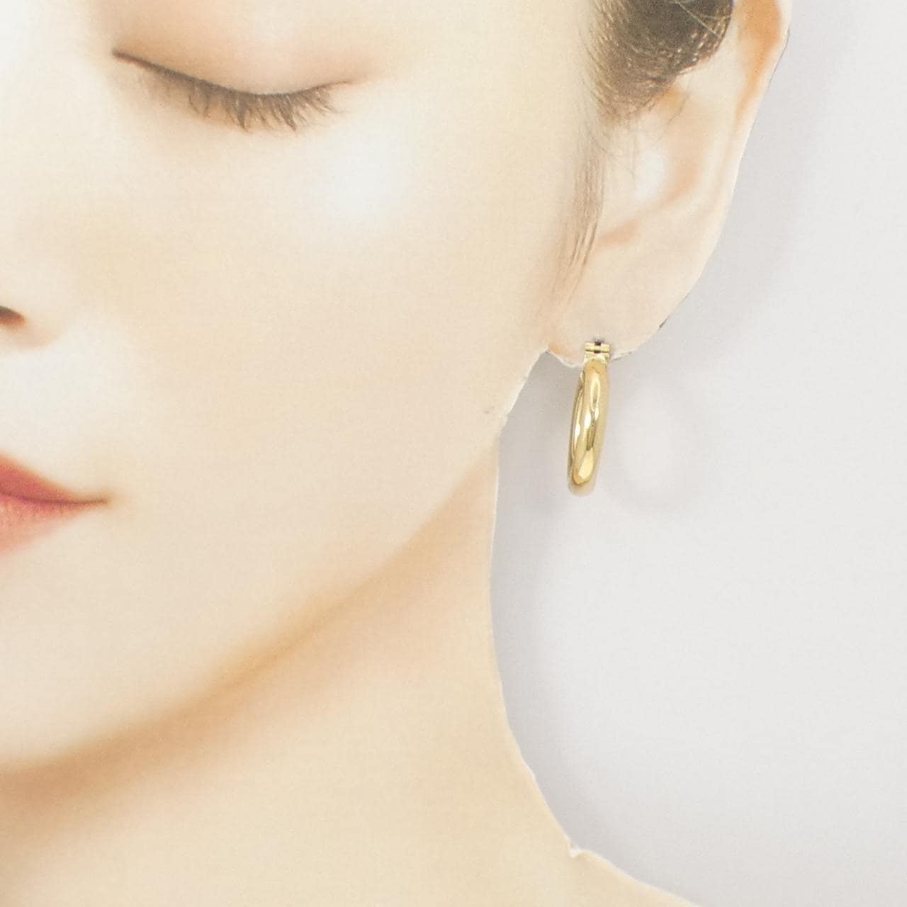 750YG フープ ピアス