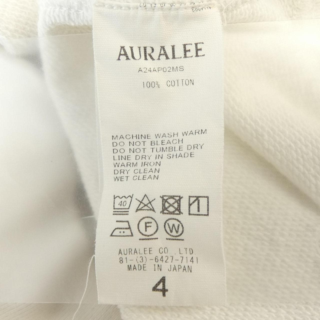 オーラリー AURALEE ポロシャツ