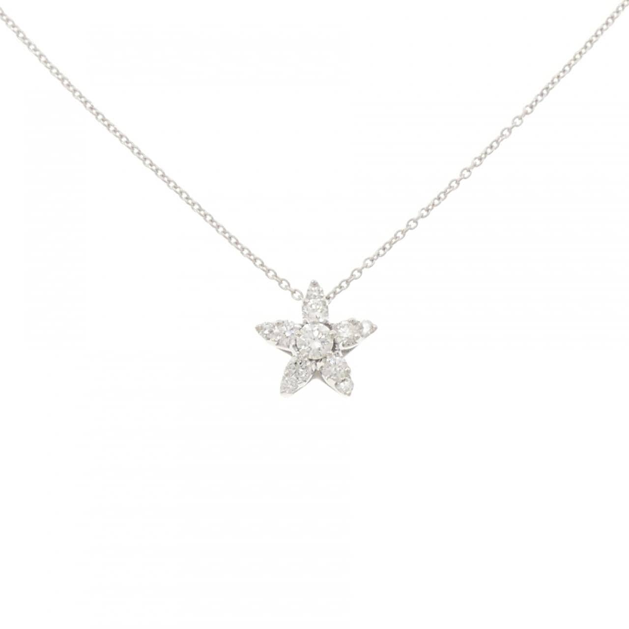 K18WG ダイヤモンド ネックレス