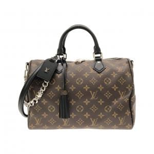 ルイヴィトン モノグラム ブラック スピーディ バンドリエール ソフト 30cm M12243 ボストンバッグ