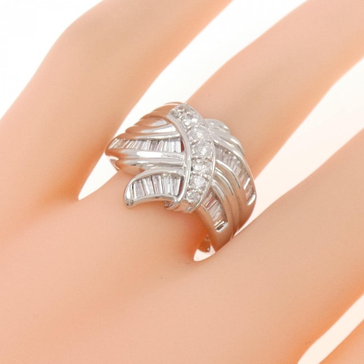 PT900 ダイヤモンド リング 1.08CT