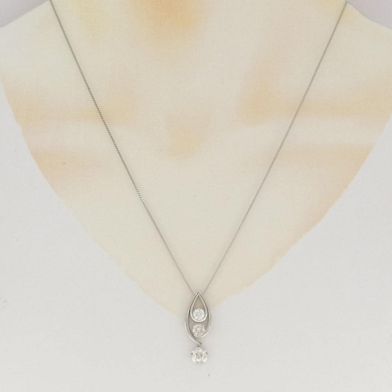 PT900/PT850 2WAY ダイヤモンド ネックレス 1.00CT
