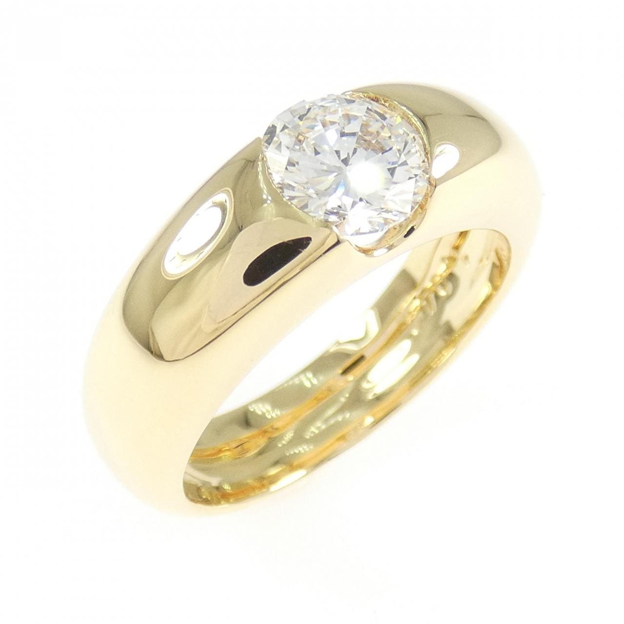 K18YG ダイヤモンド リング 1.049CT
