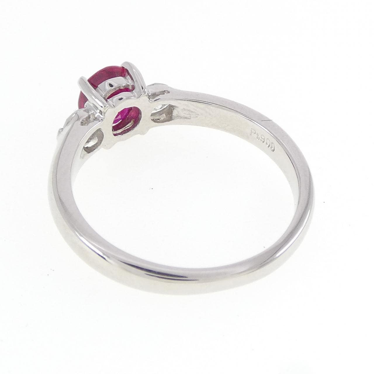 PT900 ルビー リング 0.84CT