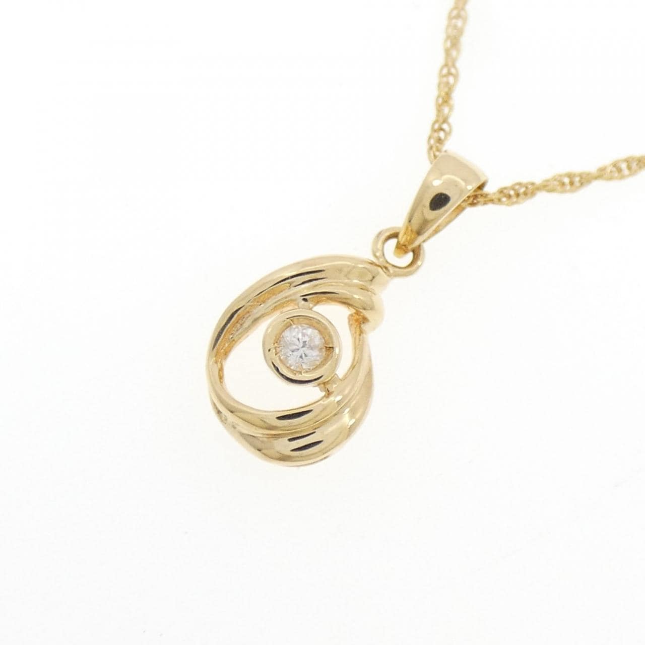 K18YG ダイヤモンド ネックレス