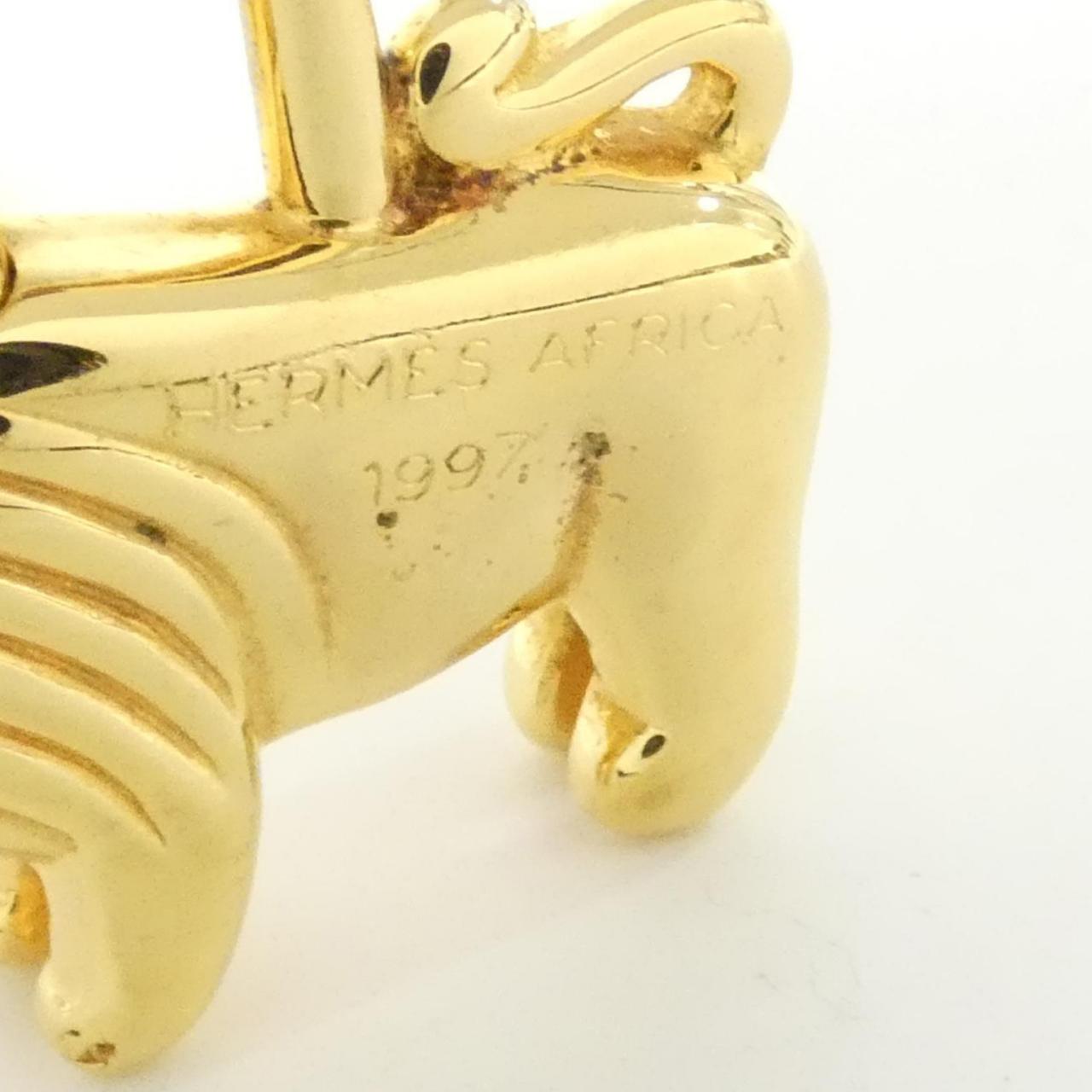 エルメス LION カデナ 041000CC キーホルダー