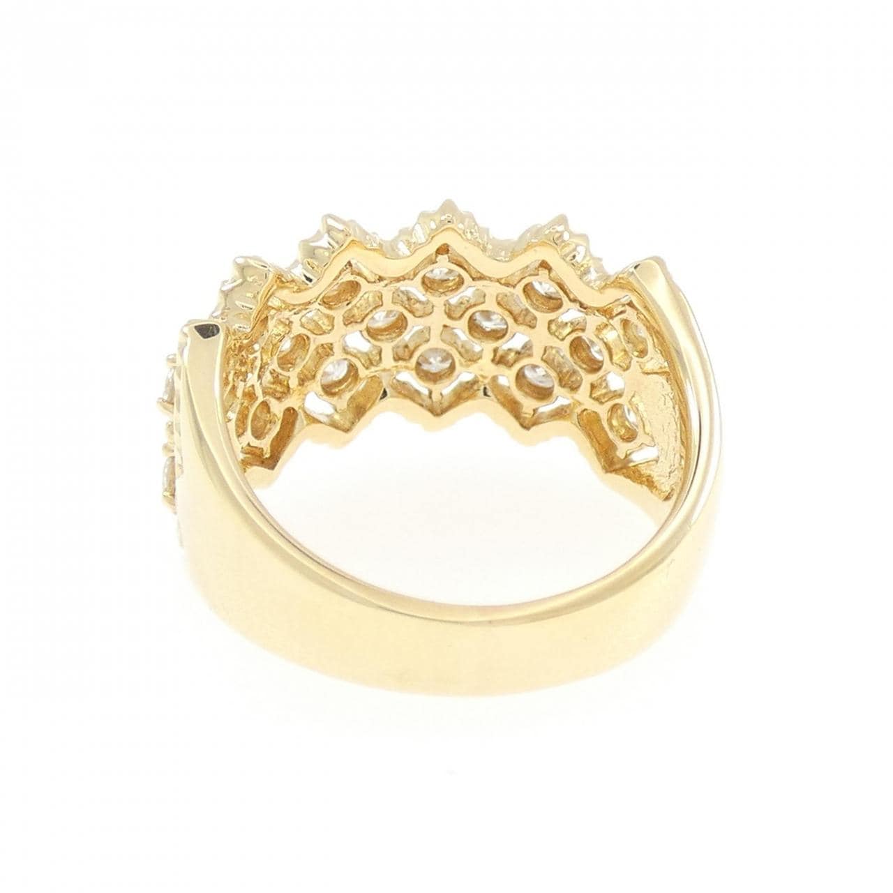 K18YG ダイヤモンド リング 0.70CT