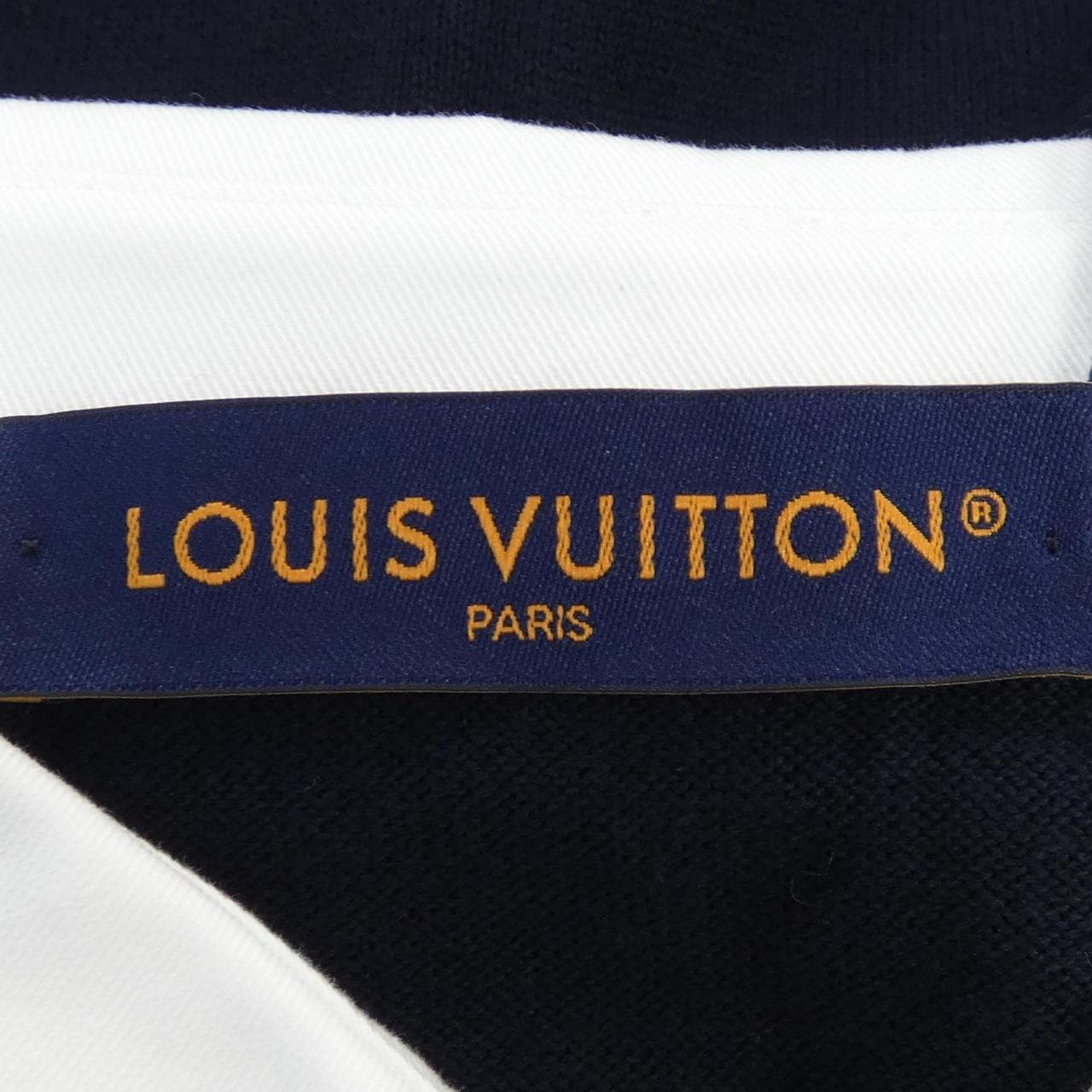 LOUIS VUITTON Vuitton 刺繡短袖棉混紡 Polo 衫 HRN14WF77