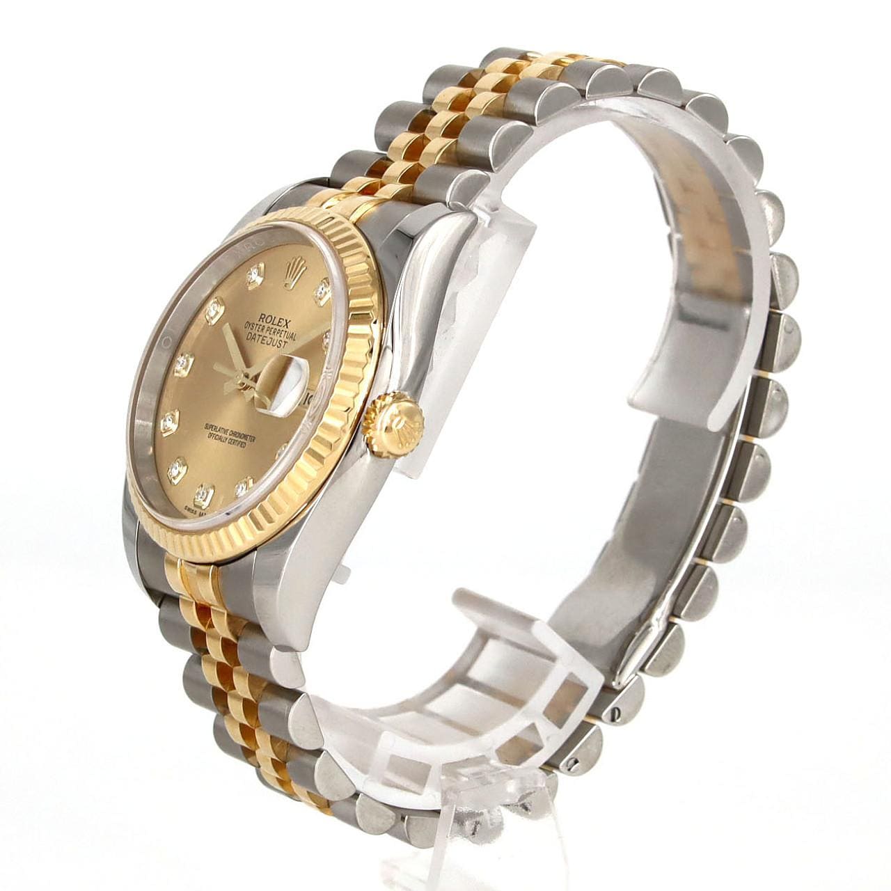 ロレックス デイトジャスト 116233G SSxYG 自動巻 ランダム番