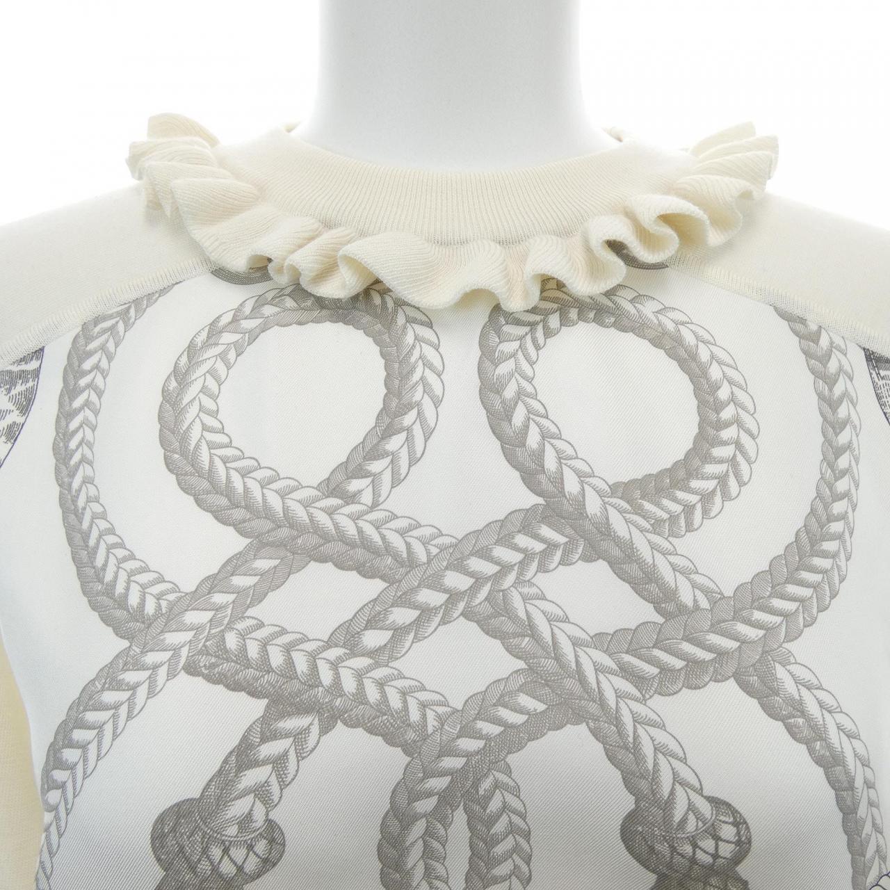 エルメス HERMES パルフロワリミックス PALEFROI 5H2803DL ツイルレーヌ ニット