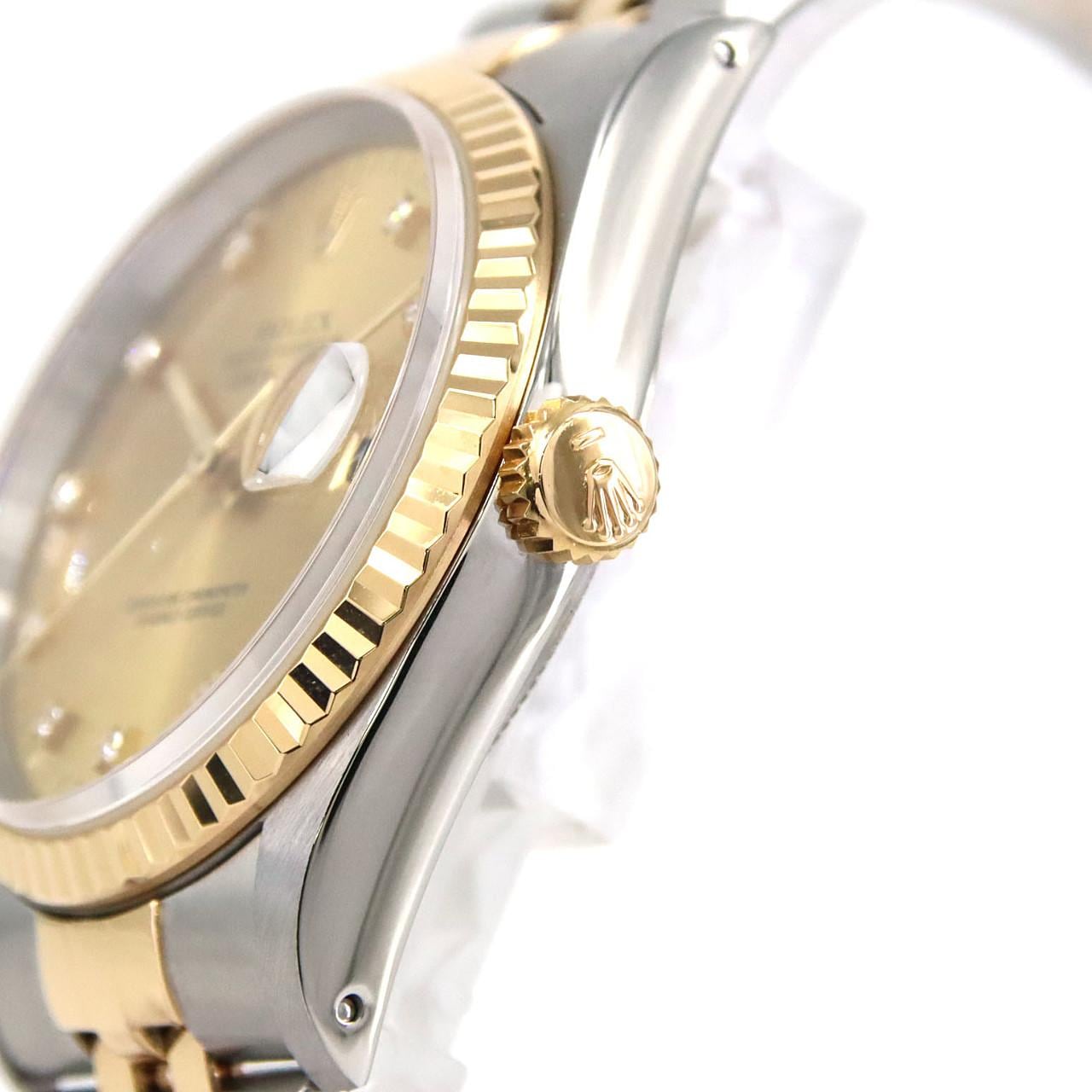 ロレックス デイトジャスト 16233G. SSxYG 自動巻 X番