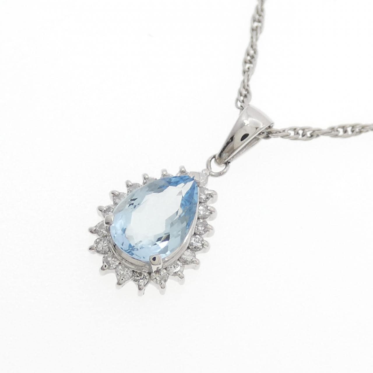 PT900/PT850 アクアマリン ネックレス 0.81CT