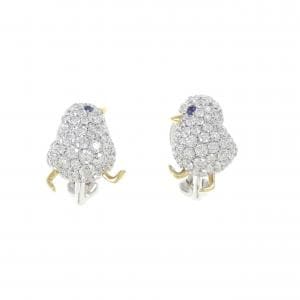 ギメル サファイヤ イヤリング 0.045CT