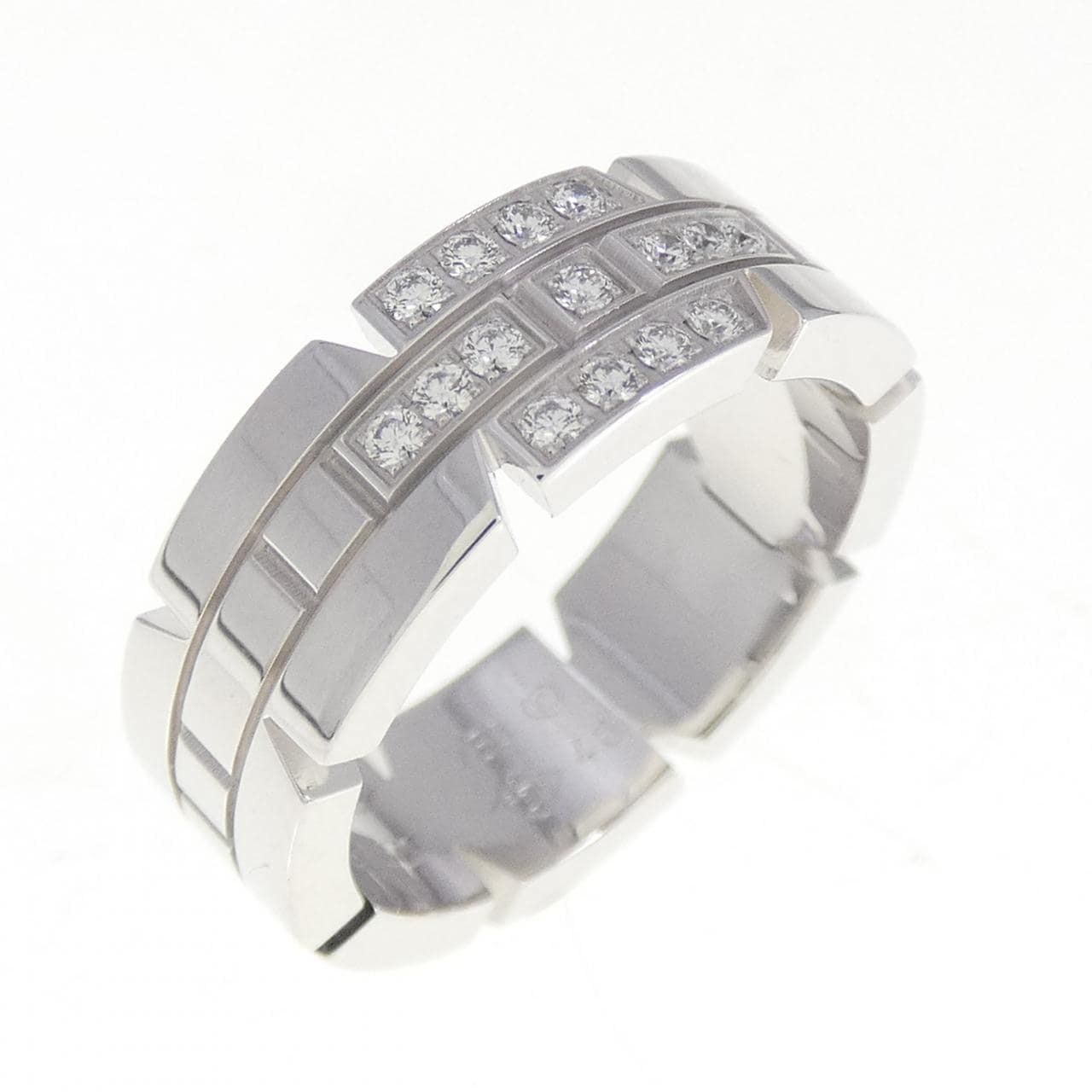 Cartier Tank Française half diamond Ring