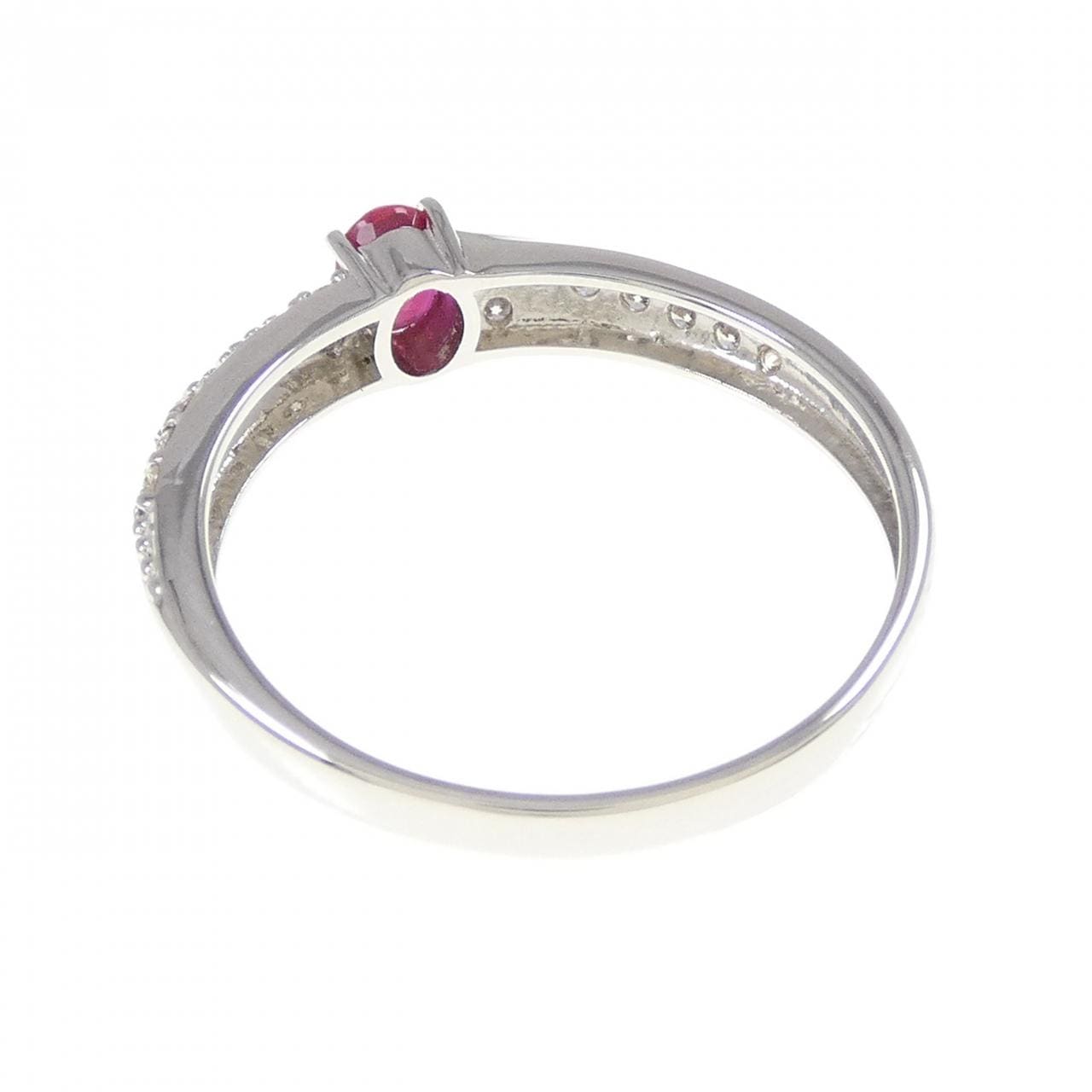 PT950 ルビー リング 0.248CT
