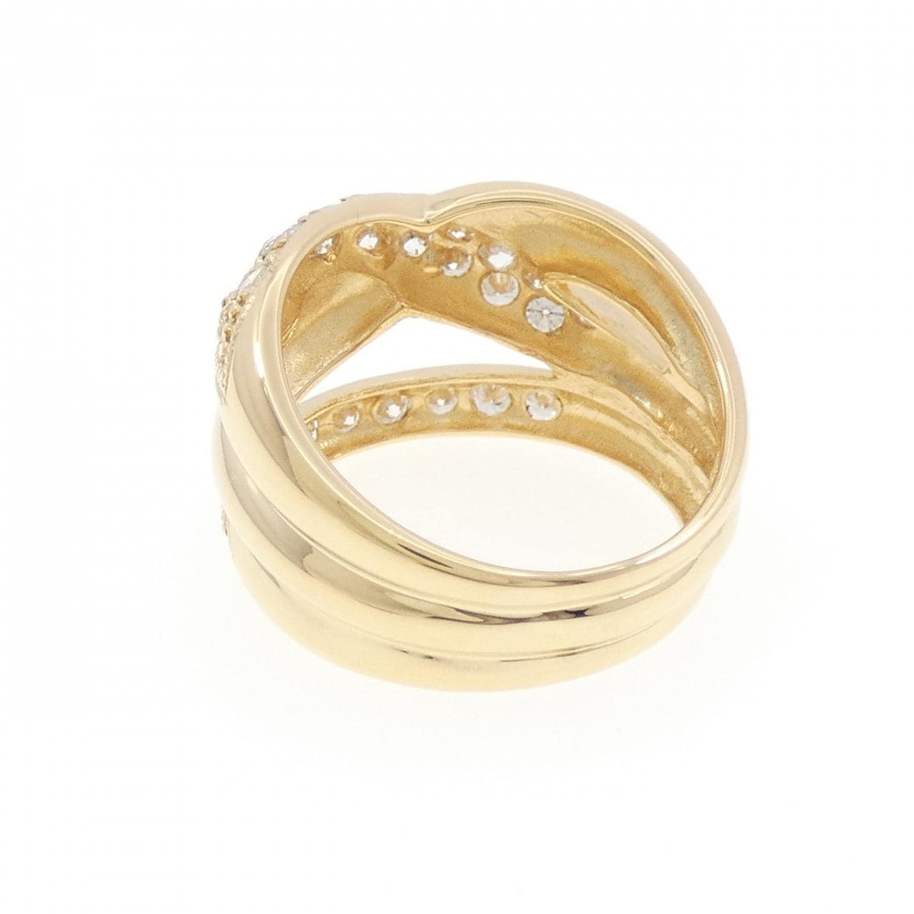 K18YG ダイヤモンド リング 0.87CT