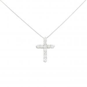 PT900/PT850 クロス ダイヤモンド ネックレス 0.50CT