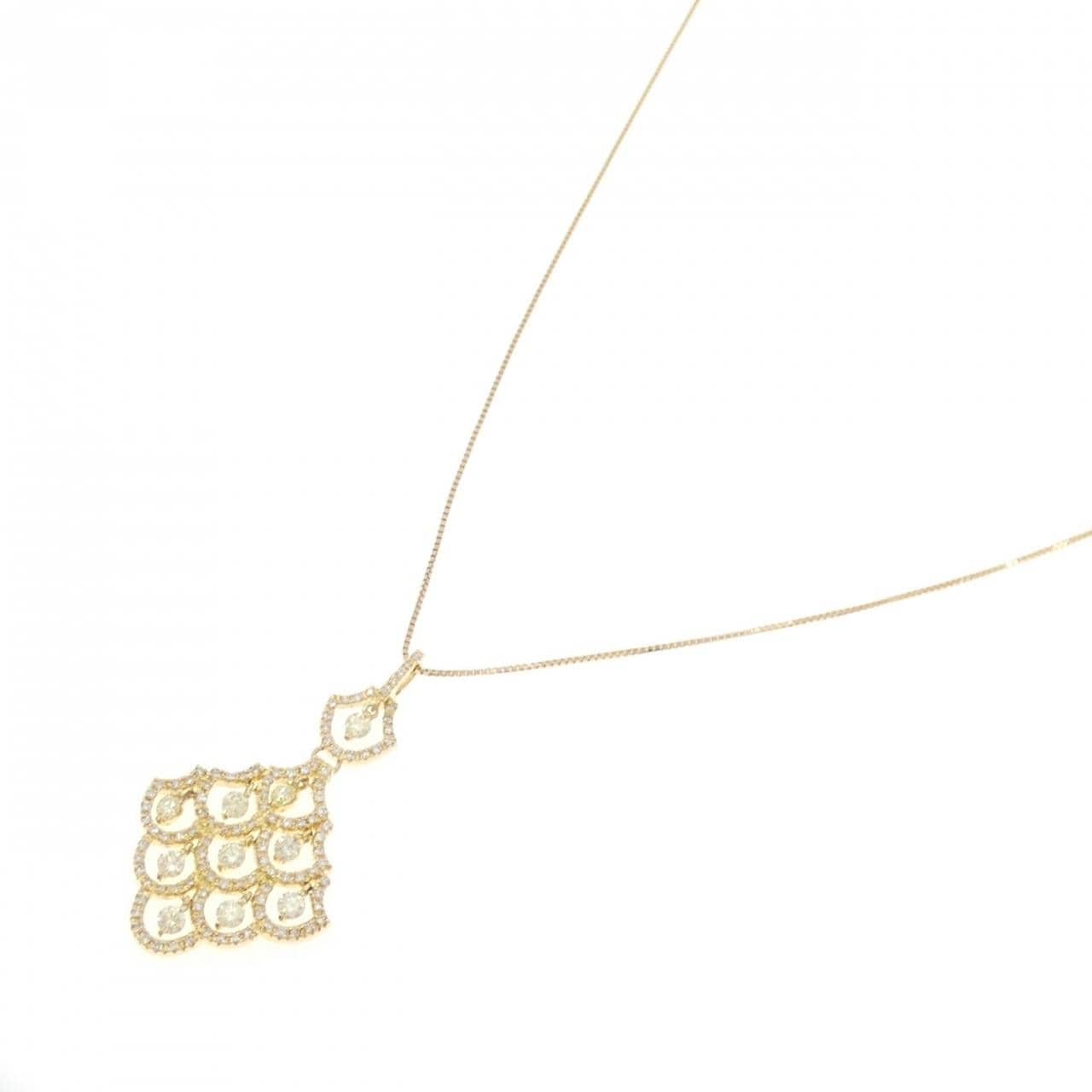 K18YG ダイヤモンド ネックレス 1.00CT