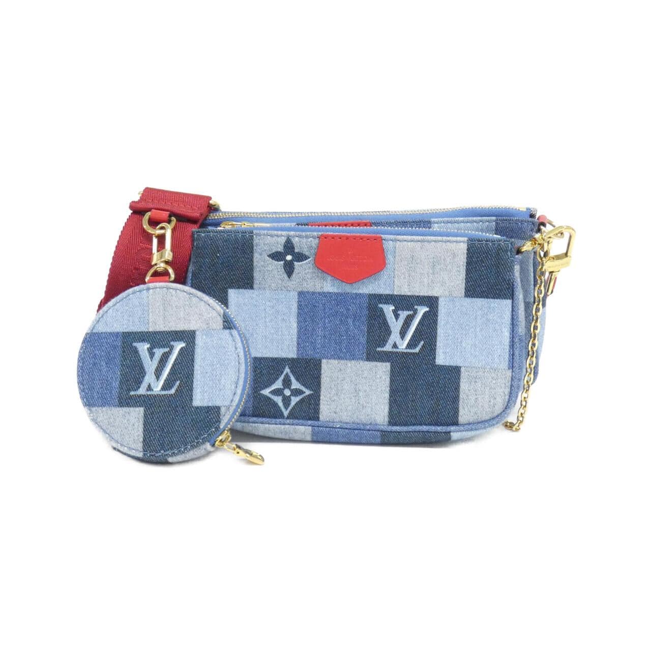 LOUIS VUITTON Vuitton Denim Monogram Multi Pochette Accessoires M44990 Shoulder Bag