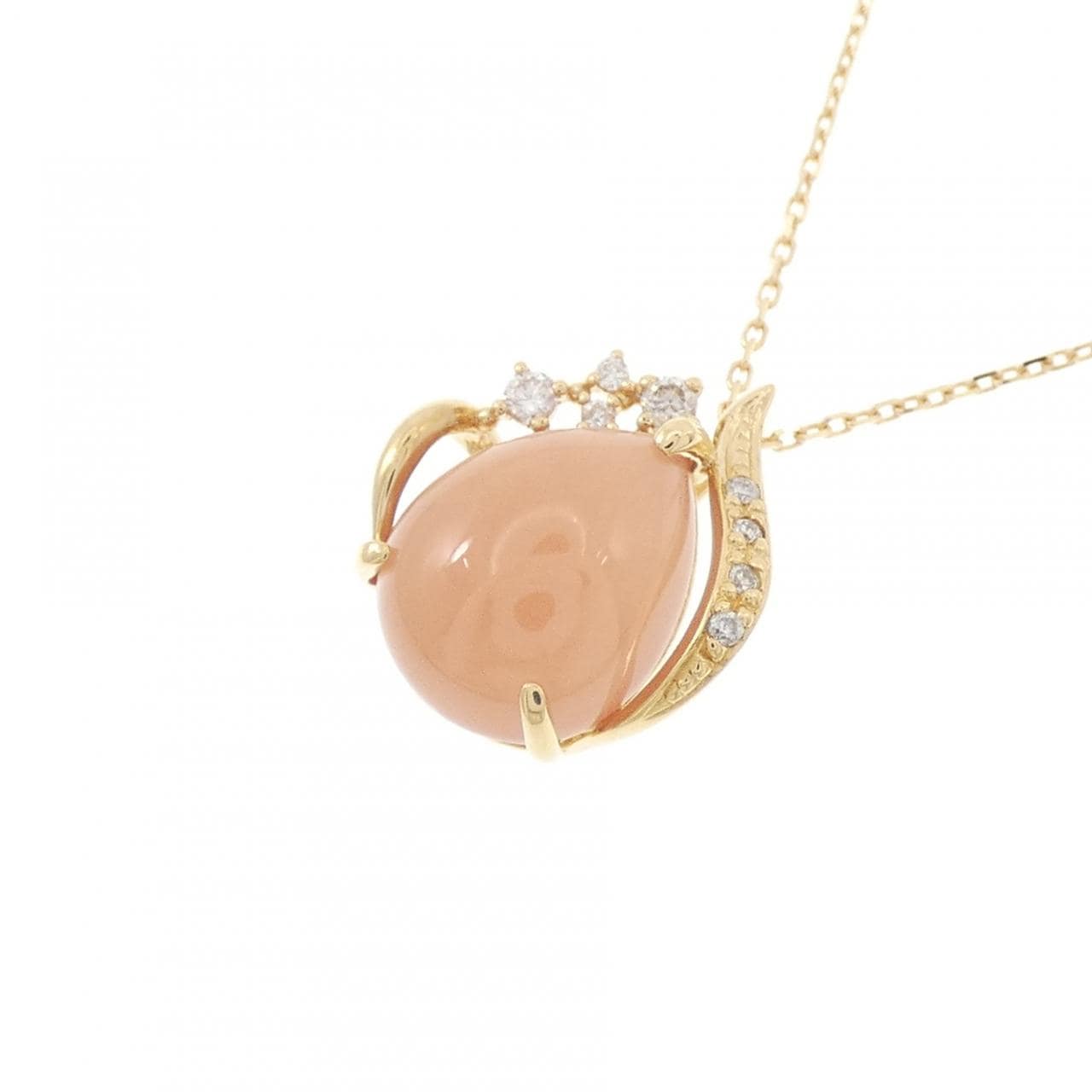 K18YG ロードクロサイト ネックレス 3.50CT