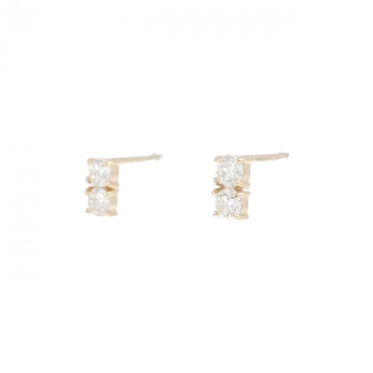 【リメイク】K10YG ダイヤモンド ピアス 0.30CT