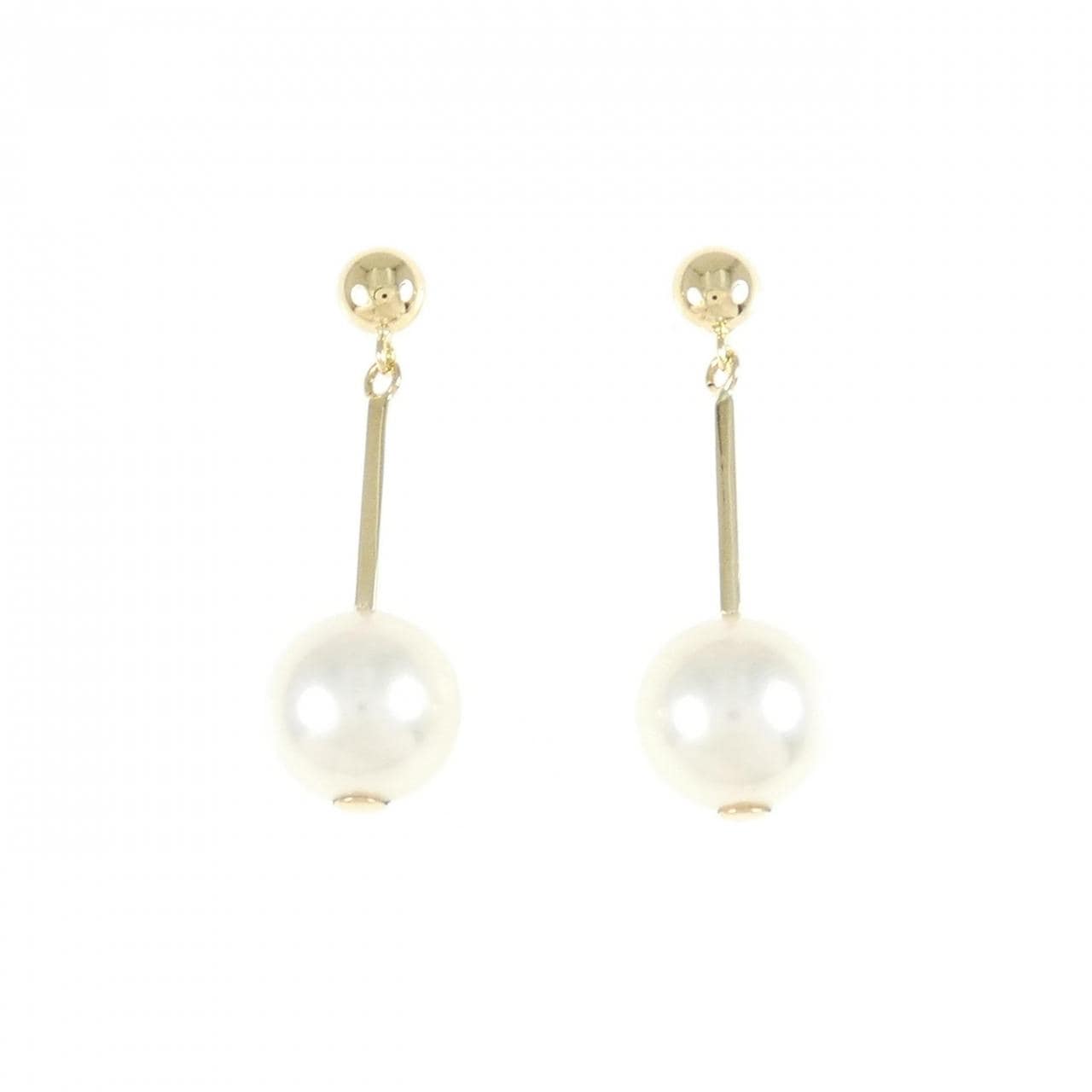 K18YG アコヤパール ピアス 8.5mm