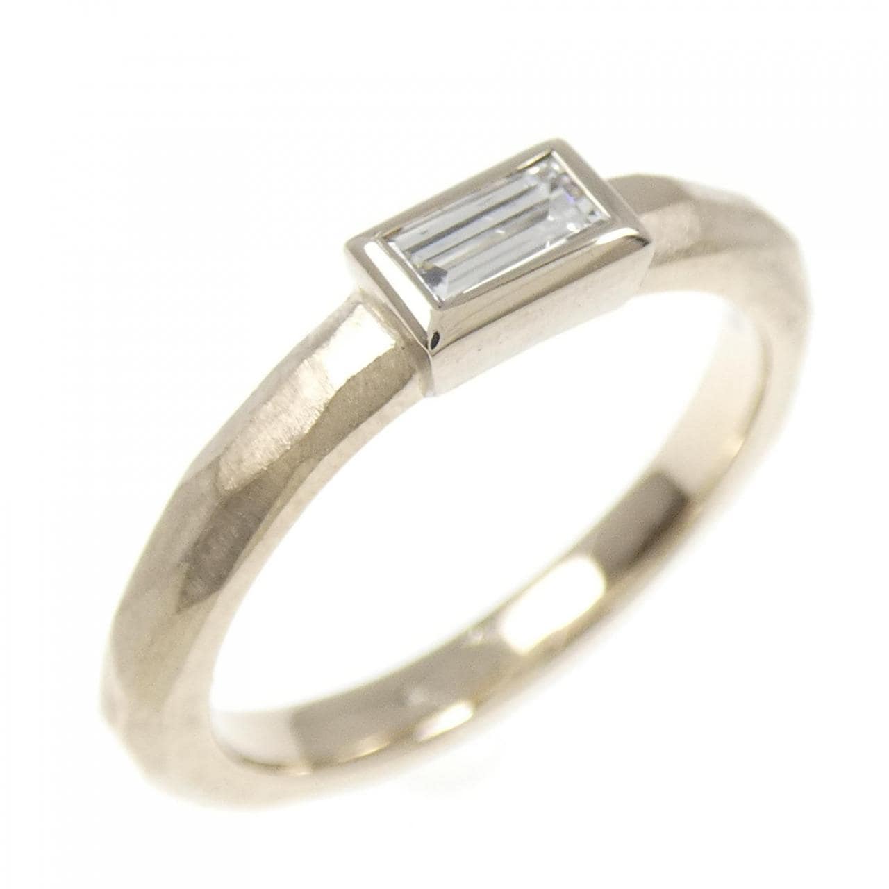 K18WG ダイヤモンド リング 0.22CT