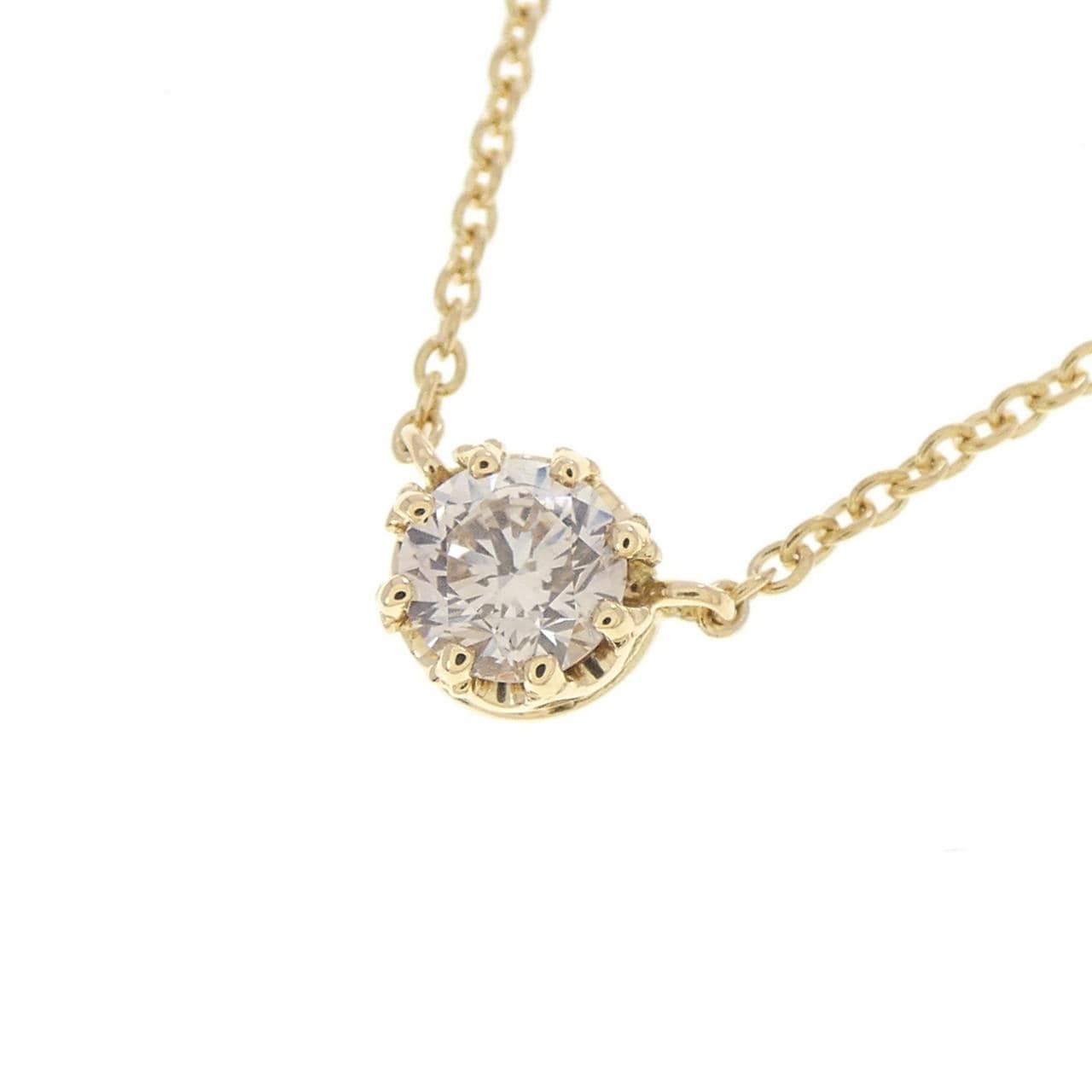 K18YG ダイヤモンド ネックレス 0.25CT