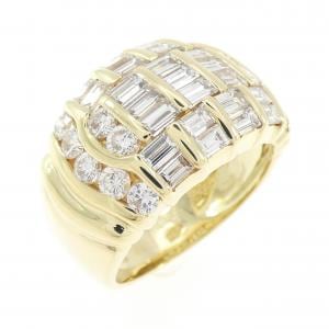 750YG ダイヤモンド リング 2.84CT
