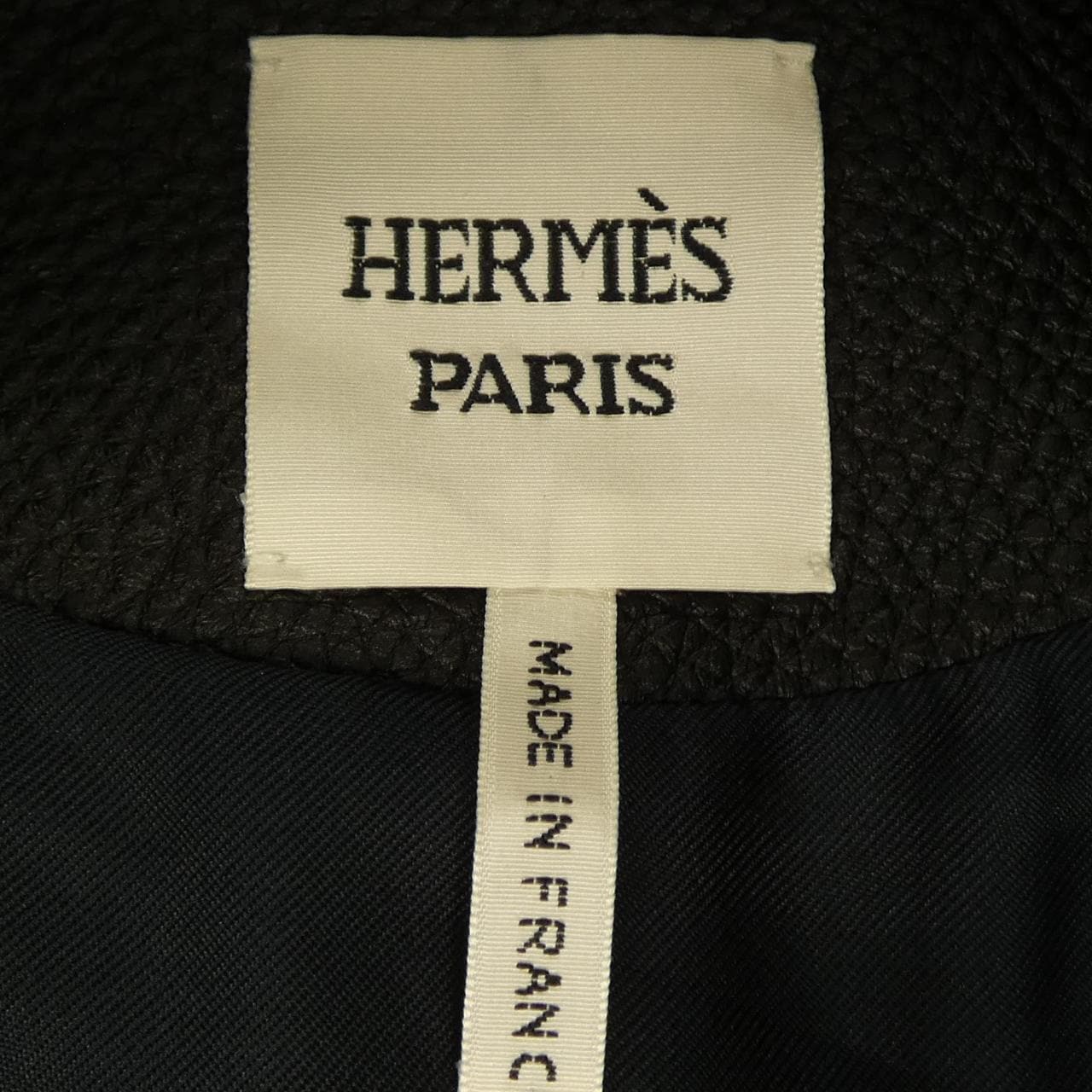 エルメス HERMES *16-7000. レザージャケット