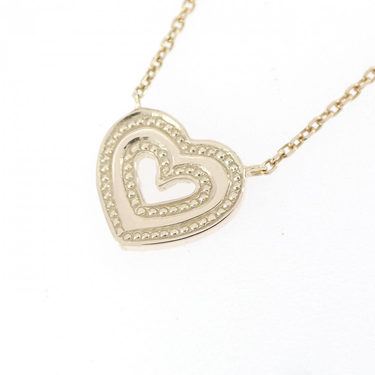ジュピター ハート ダイヤモンド ネックレス 0.15CT