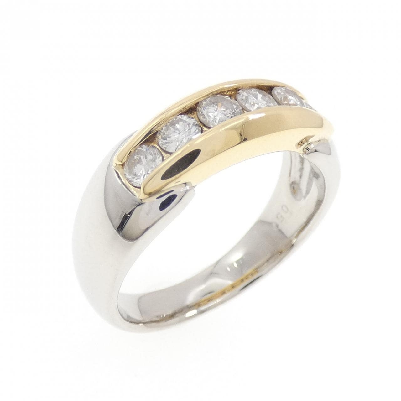 PT900/K18YG ダイヤモンド リング 0.50CT