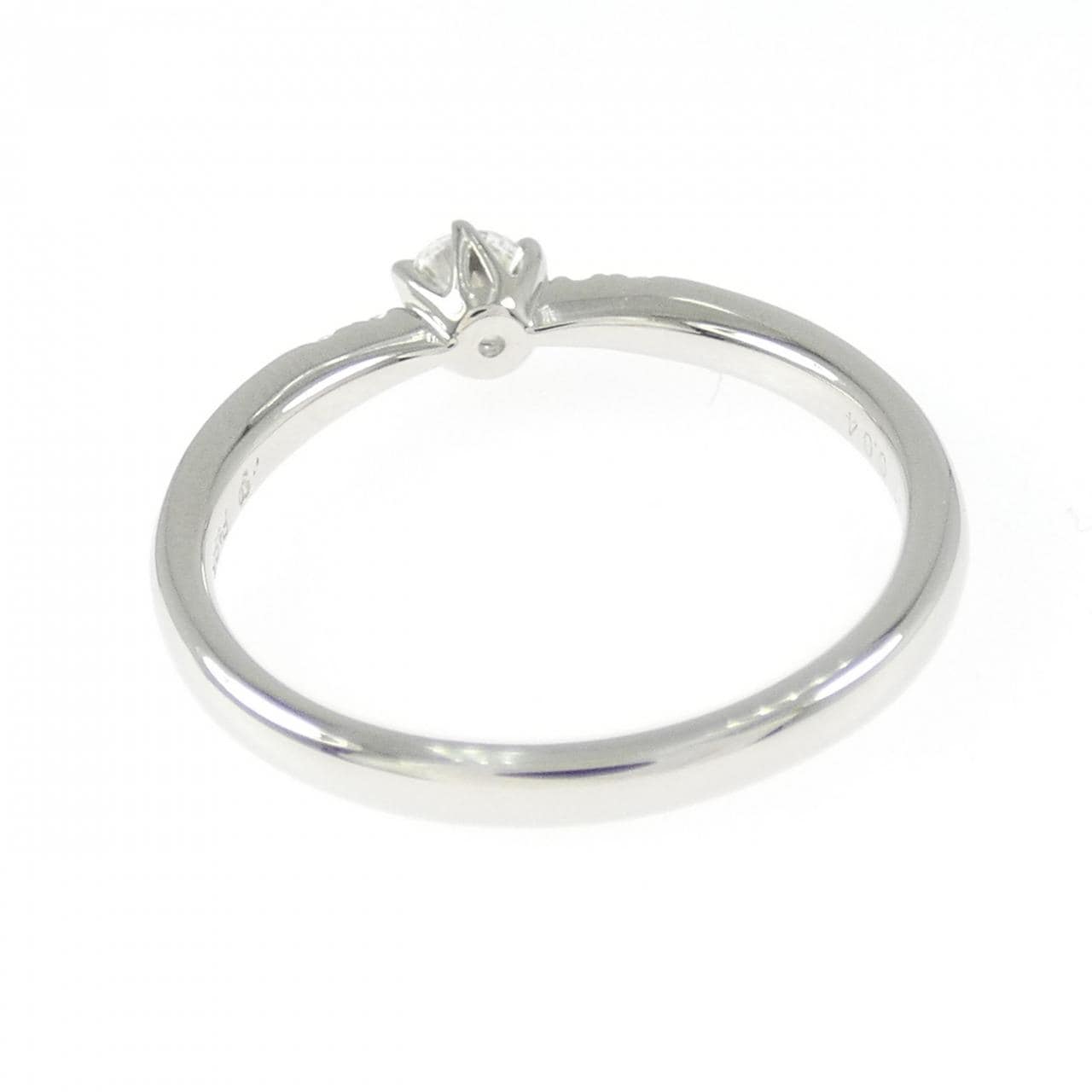 PT950 ダイヤモンド リング 0.201CT F VS1 EXT