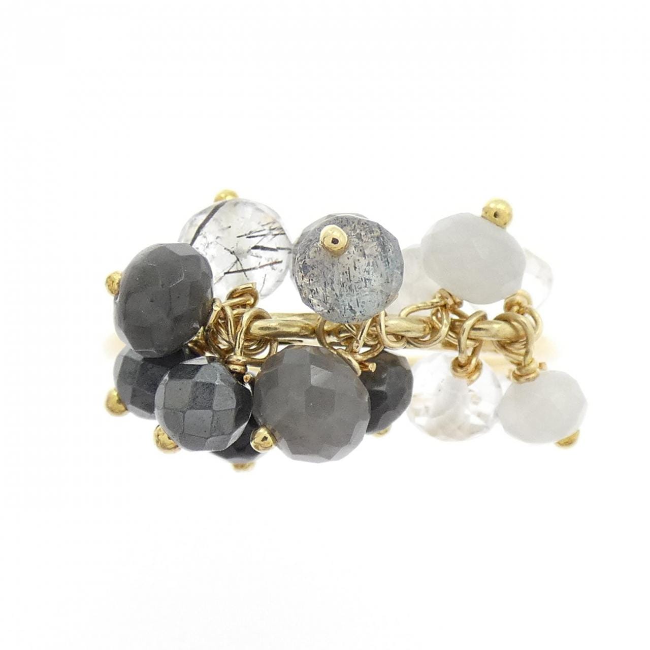 K18YG カラーストーン リング