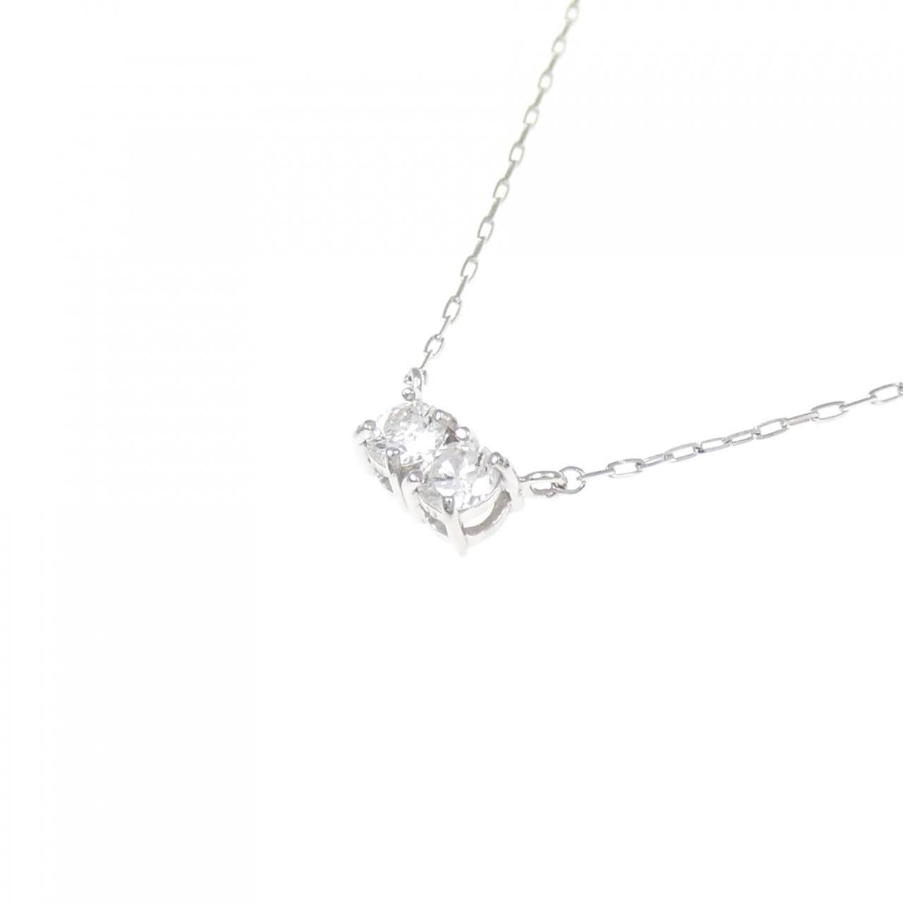 【リメイク】PT ダイヤモンド ネックレス 0.16CT