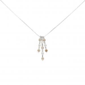 K18WG 2WAY ダイヤモンド ネックレス 0.67CT