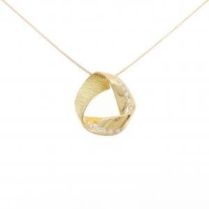 K18YG ダイヤモンド ネックレス 0.184CT