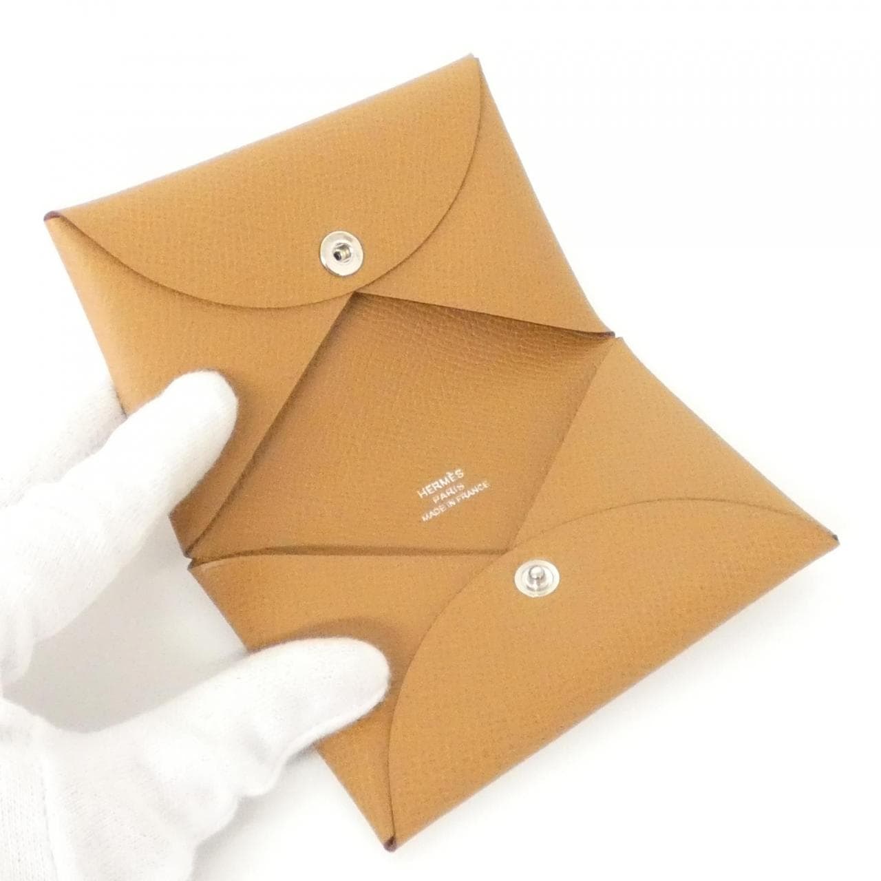 【未使用品】エルメス カルヴィ 044164CK カードケース