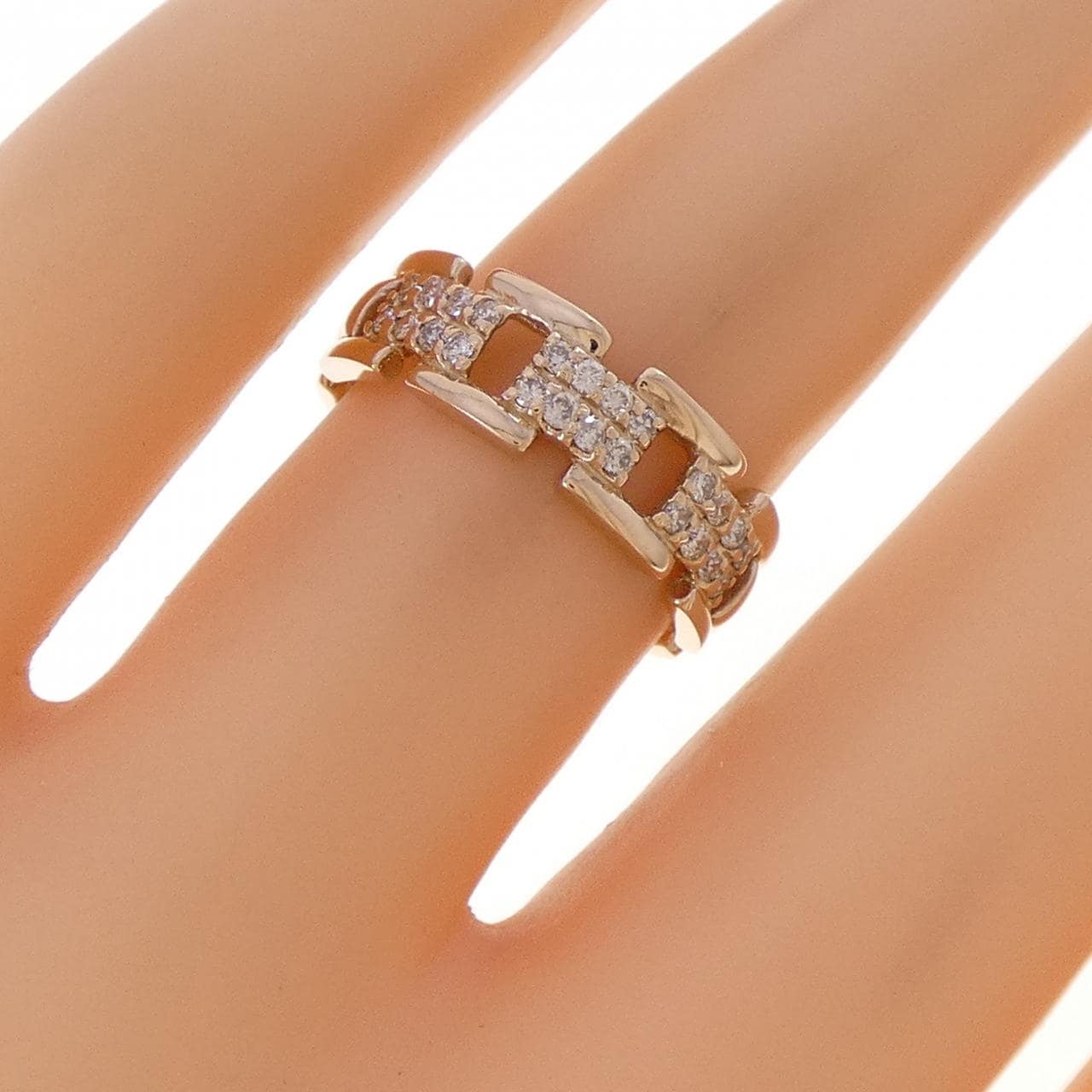 K18PG ダイヤモンド リング 0.20CT