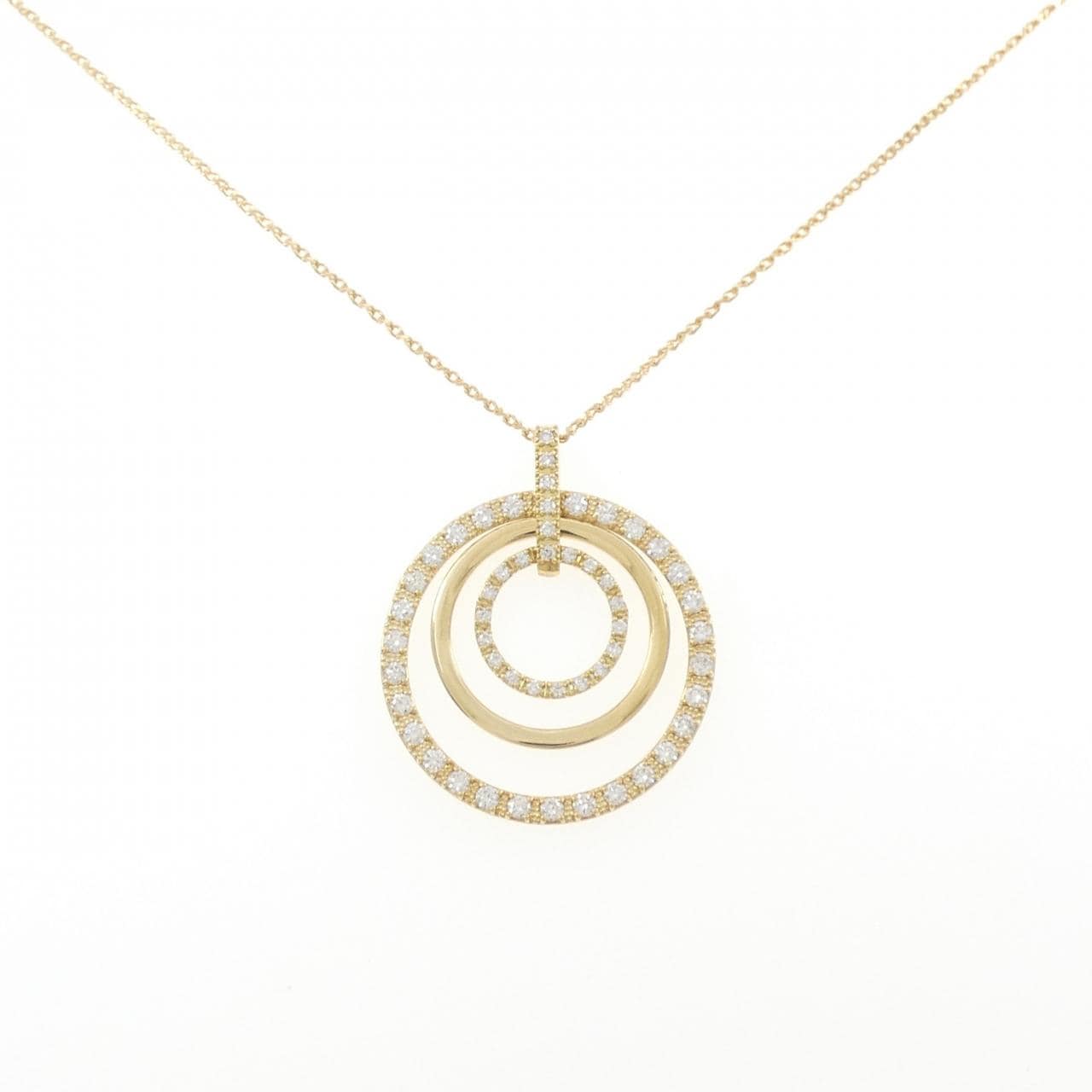 K18YG ダイヤモンド ネックレス 1.00CT