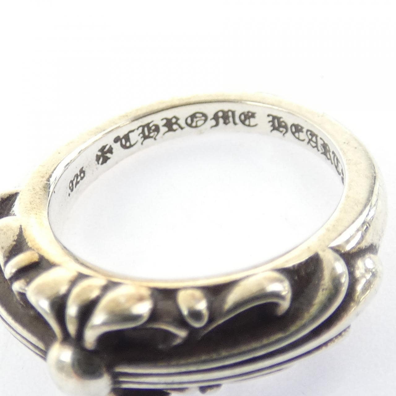 クロムハーツ CHROME HEARTS BABY CLSC FLORAL CRS ベイビークラシックフローラルクロス 207146023SLVXXX001 RING
