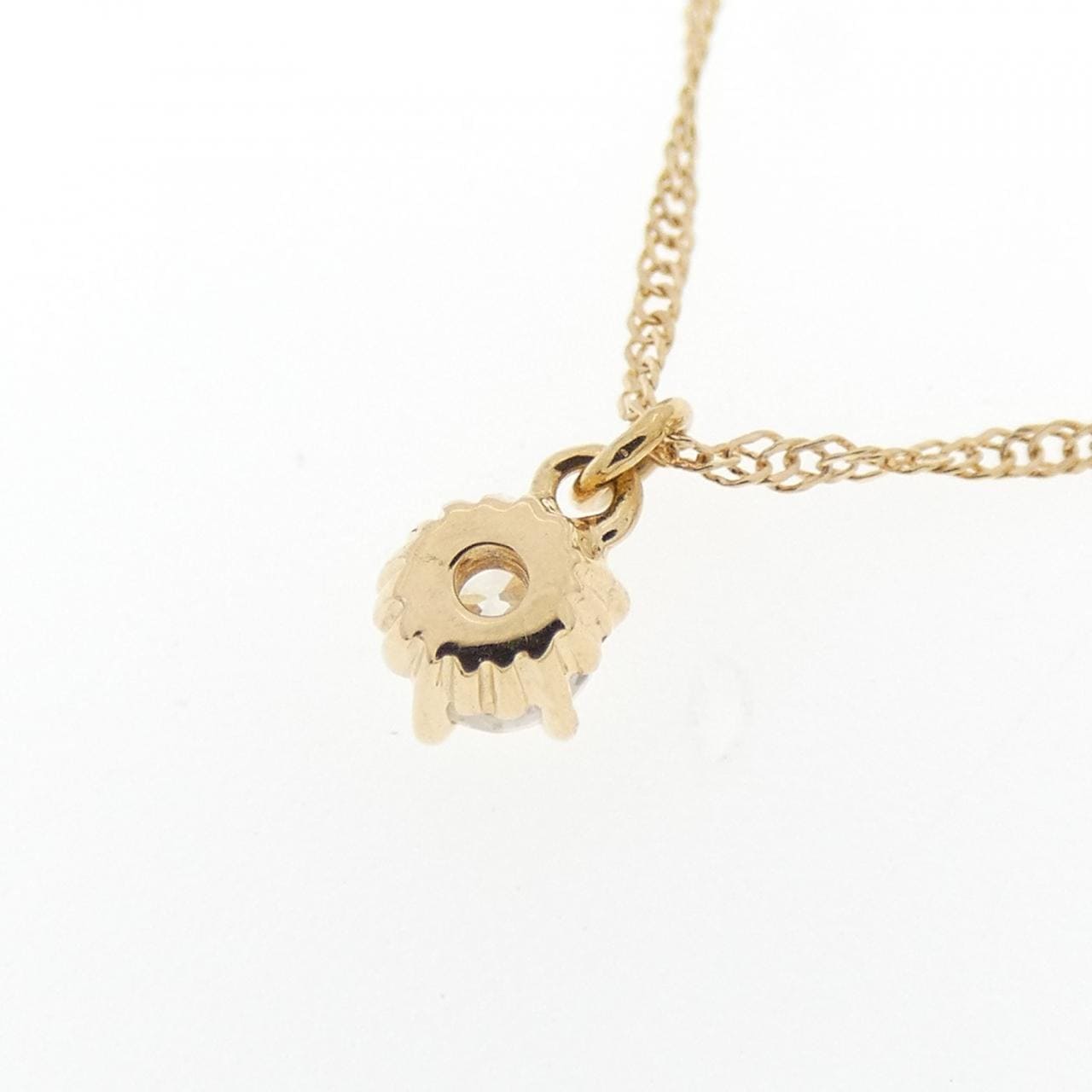 アガット ダイヤモンド ネックレス 0.1CT