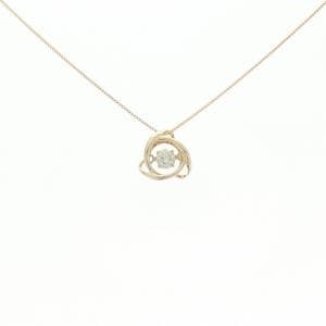 K18PG ダイヤモンド ネックレス 0.10CT