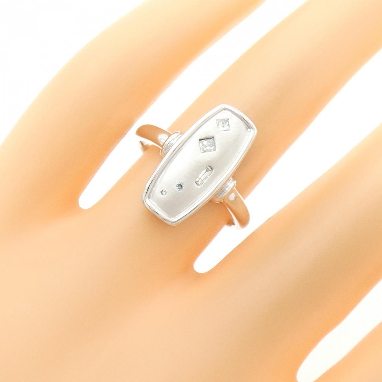 PT900 ダイヤモンド リング 0.18CT