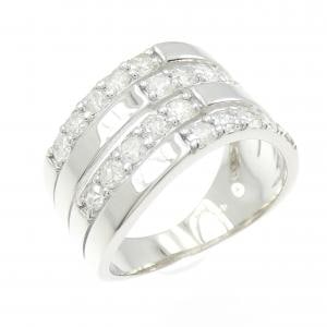 K18WG ダイヤモンド リング 1.00CT